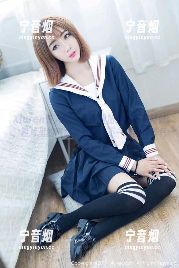 Xiuren秀人网-南初妹妹 Xiuren秀人网 - 水手服加持的南初妹妹,照片里的气场,果然是不一样的海洋气息。